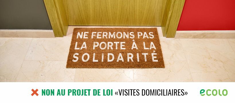 #VisitesDomiciliaires – Ce mardi 27 mars, présentation au vote d’une Motion au Conseil Communal de Lasne.